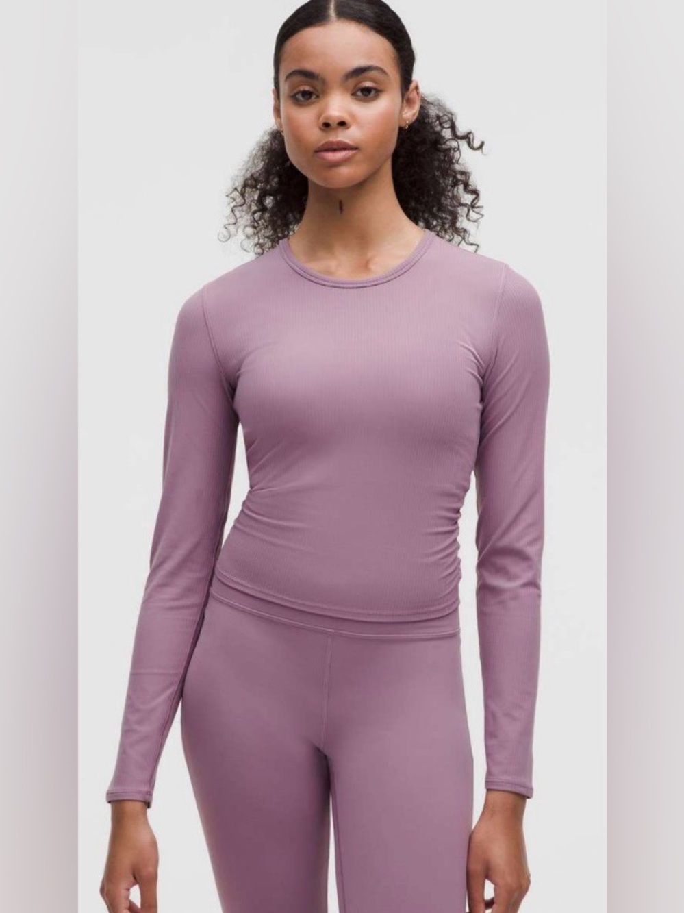 Lululemon All It Takes Back-Twist Ribbed Long-Sleeve Shirt